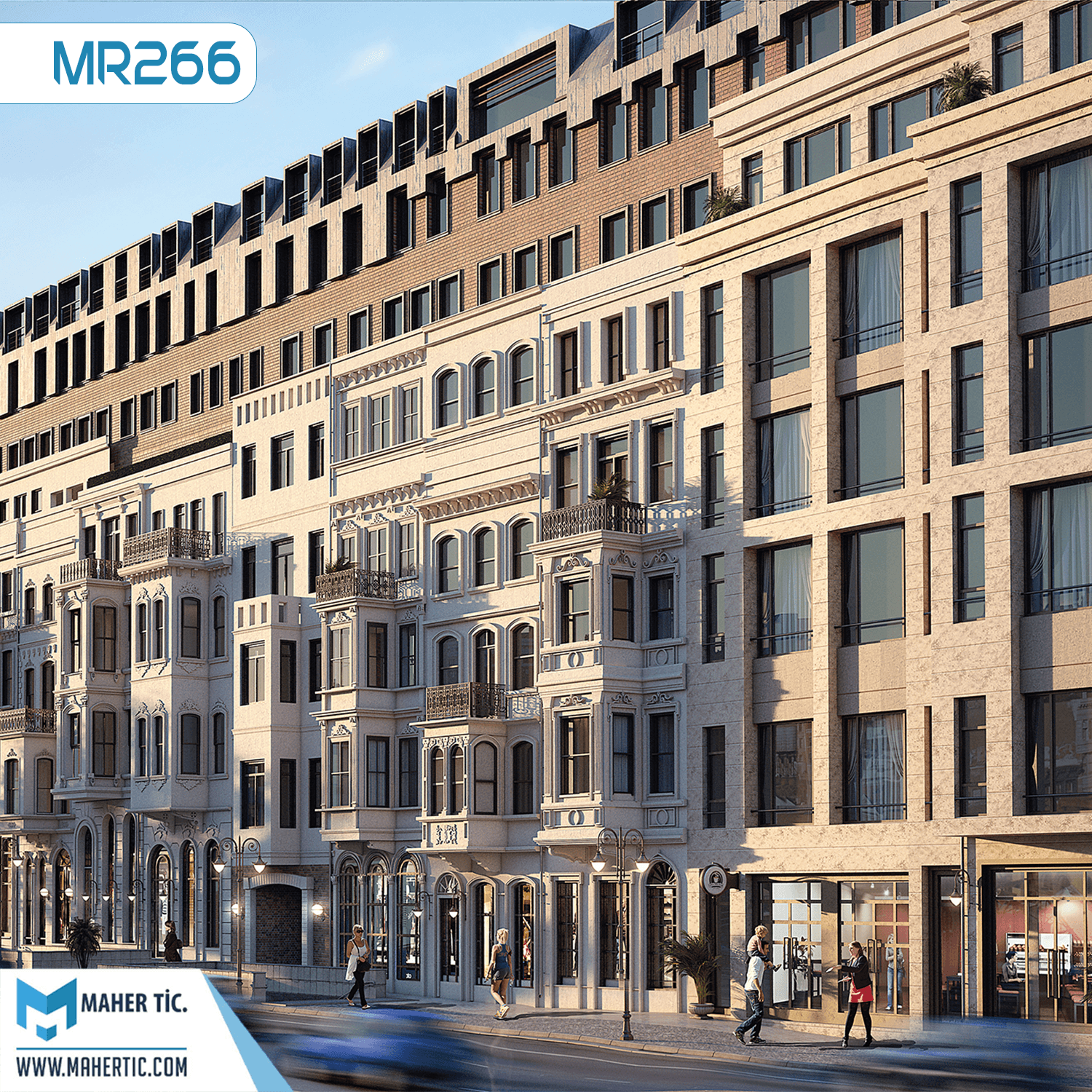 في مركز اسطنبول مشروع MR266 في تقسيم