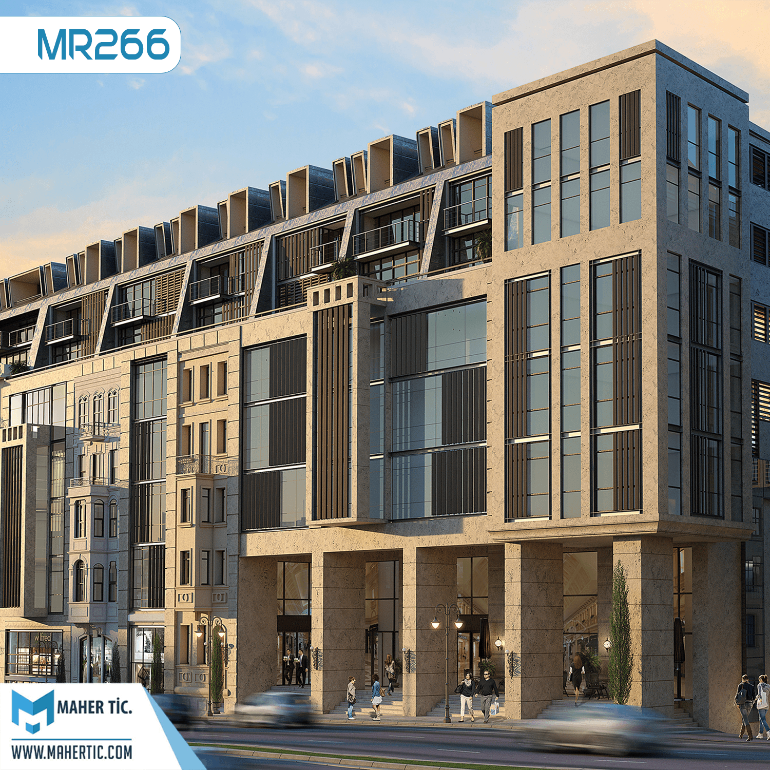 في مركز اسطنبول مشروع MR266 في تقسيم