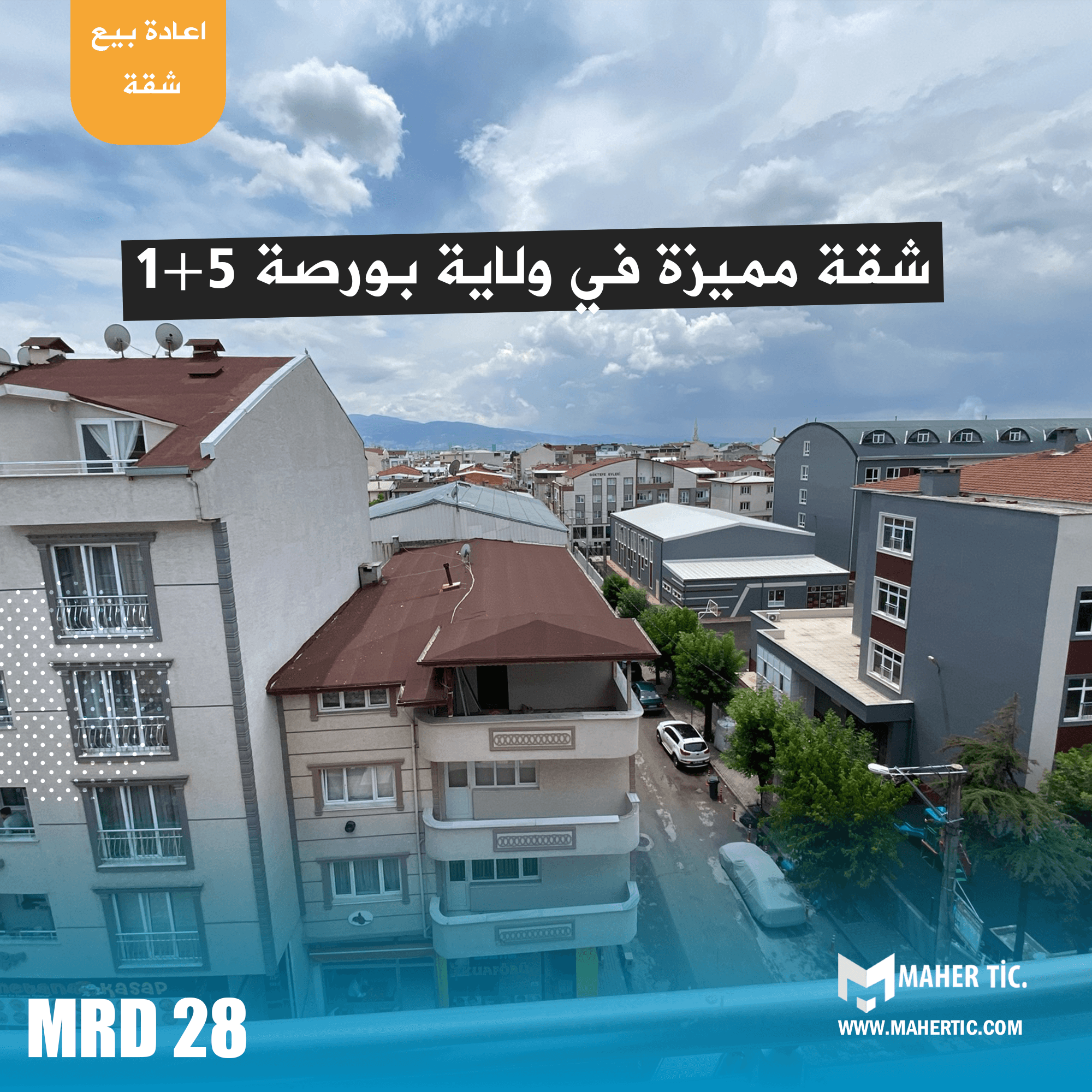 شقة مميزة في ولاية بورصة 5+1 MRD28
